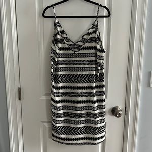 Black and white dress